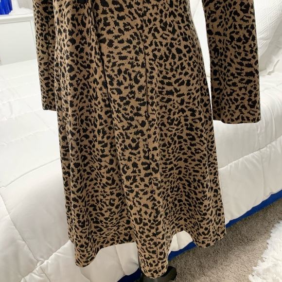 Leopard Ruffled Button Up Cardigan - Picture 5 of 9